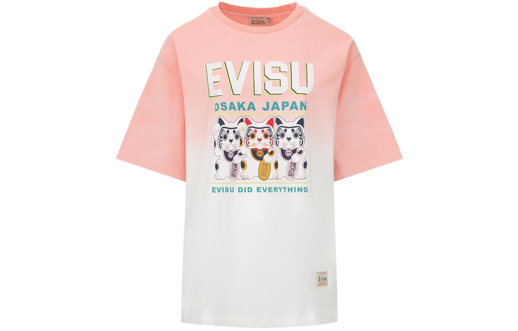 

Футболка женская многоцветная Evisu