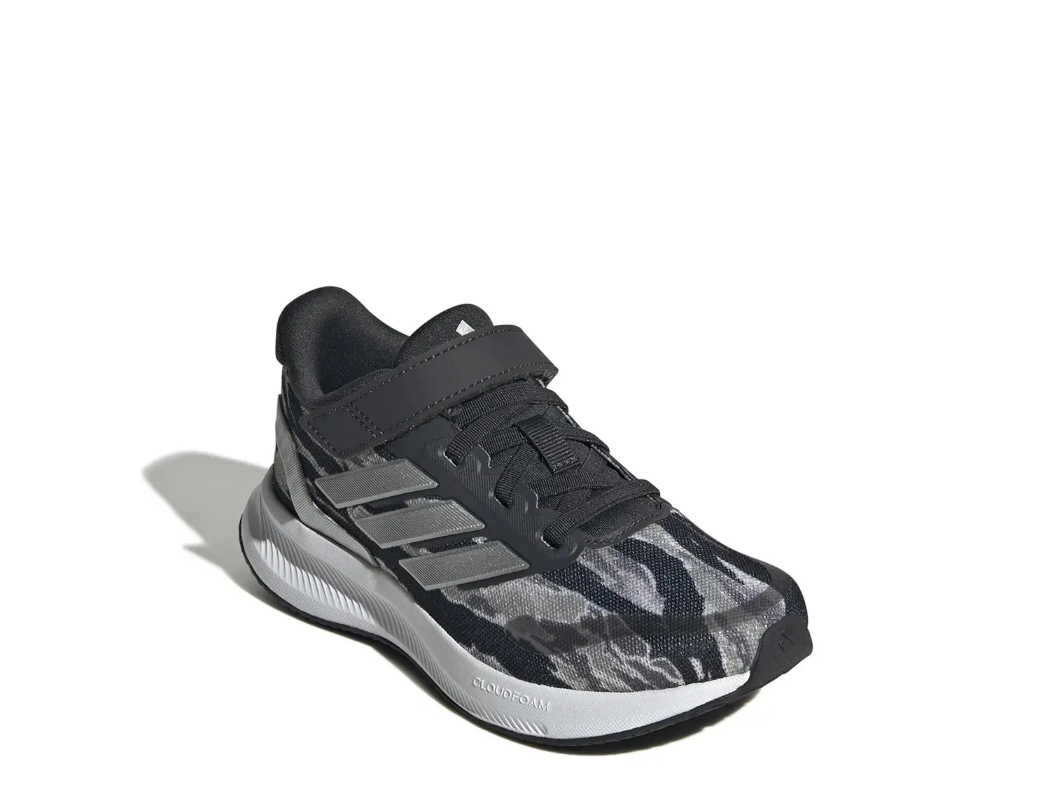 

Кроссовки Adidas Runfalcon 5 — детские, черные/серые/зеленые