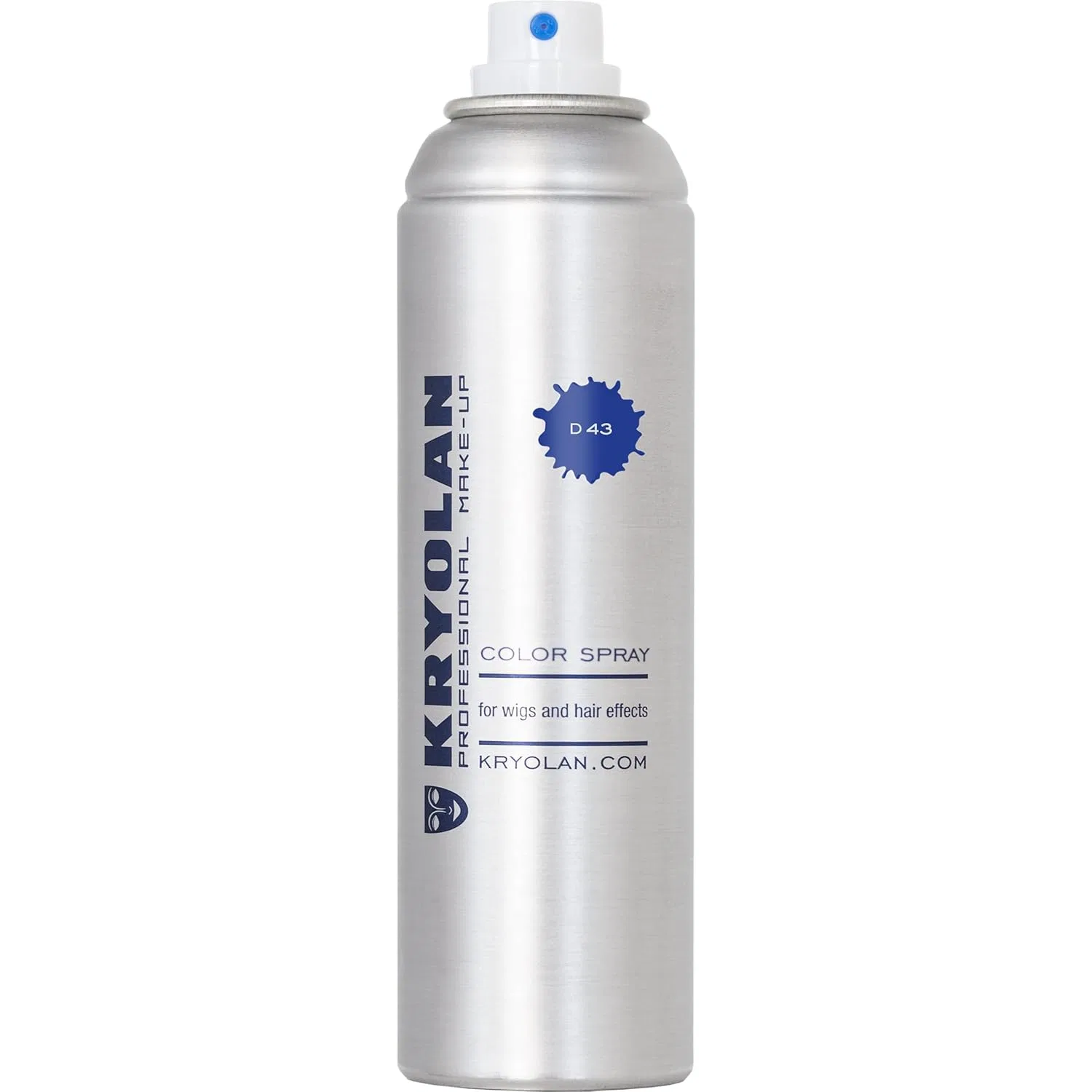 Временный цветной спрей для волос «Color Spray D 43 Dark Blue» от Kryolan Kryolan — фото 2