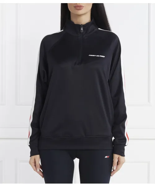 

Толстовка с принтом «Глобальная полоса» Regular fit Tommy Sport, синий