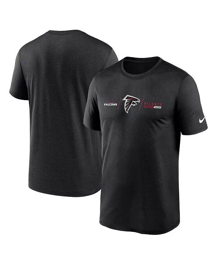 

Мужская черная горизонтальная футболка Lockup Legend Atlanta Falcons Nike
