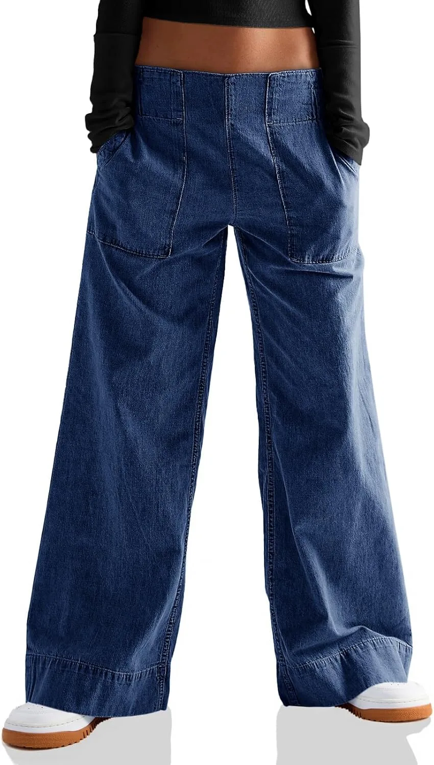 

Cicy Bell женские широкие брюки-бойфренды с карманами