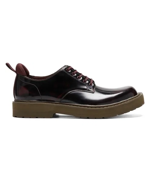 Унисекс туфли TIGER DERBY ONITSUKA TIGER из натуральной кожи коричневые