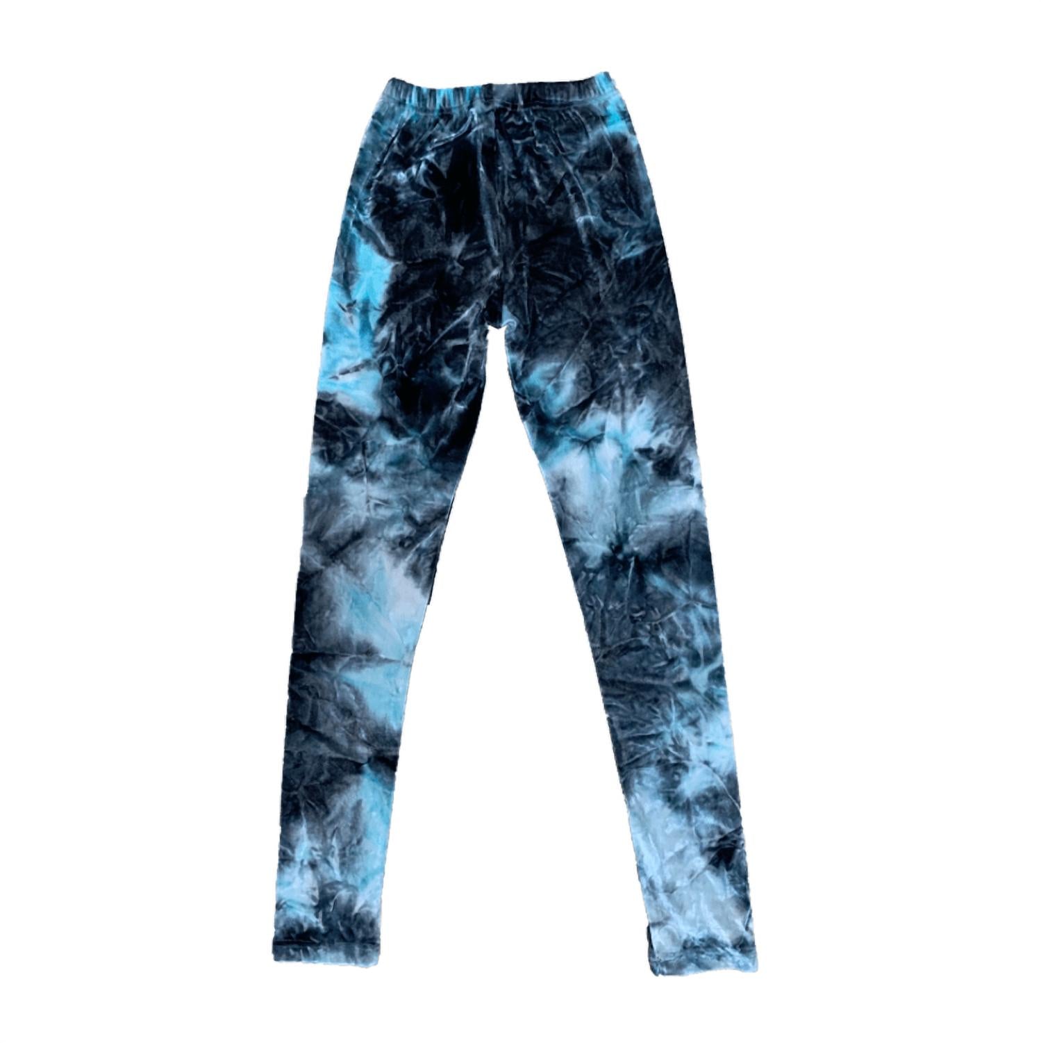 

Детские вельветовые леггинсы Girls' Crushed Velvet Legging In Blue Lola + The Boys
