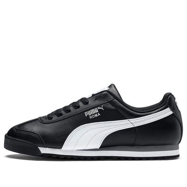 

Кроссовки roma basic 'black white' Puma, черный