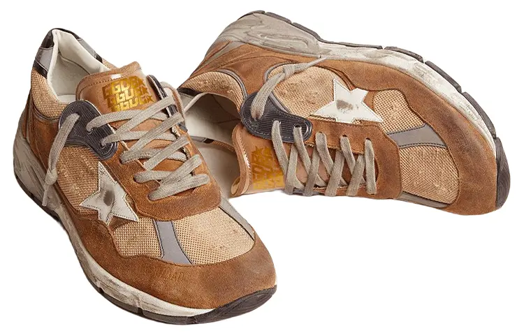 Golden Goose Dad-Star Lifestyle Shoes Men Low-top Brown — фото 3
