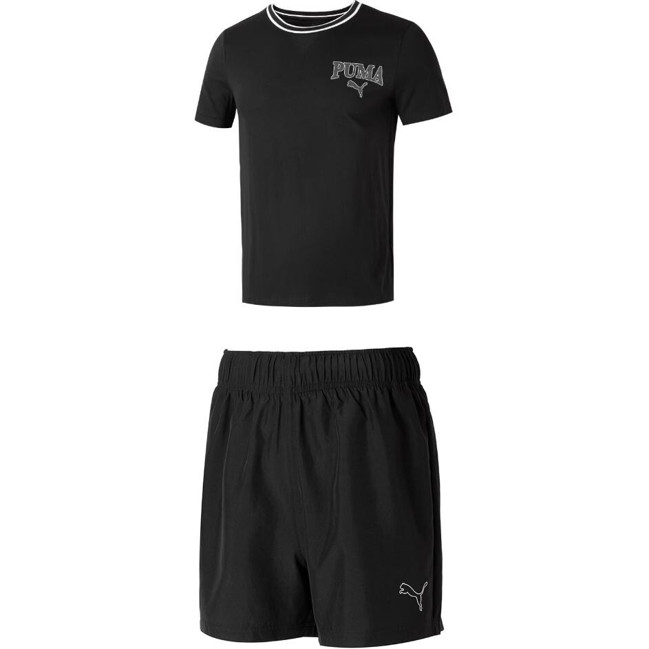 

Повседневная спортивная одежда для мужчин, черный и черный Puma, черный