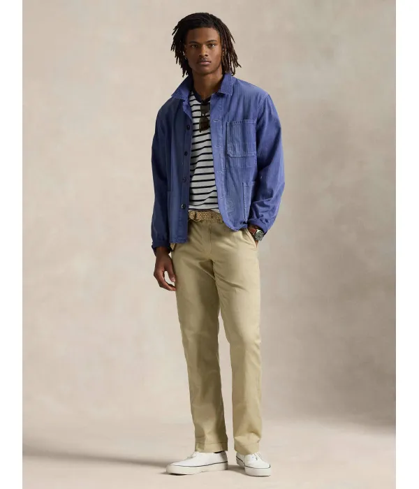 Льняные брюки Straight fit Polo Ralph Lauren, бежевый — фото 3