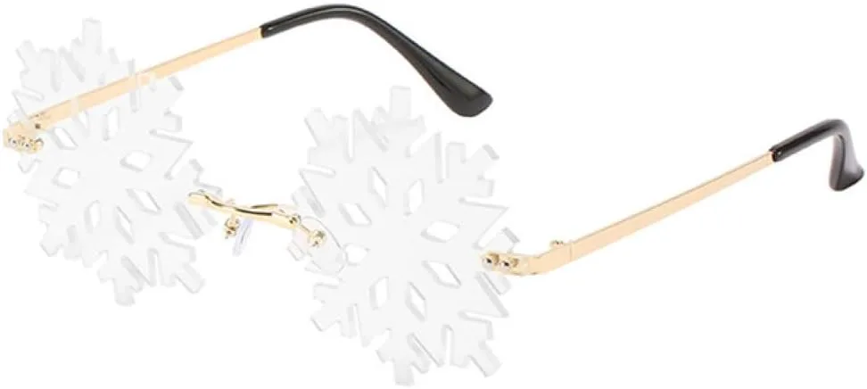 

Модные солнцезащитные очки без оправы для женщин, уникальные цветочные разноцветные зеркальные линзы, женские очки без оправы с полой оправой MTZJH, Gold-clear