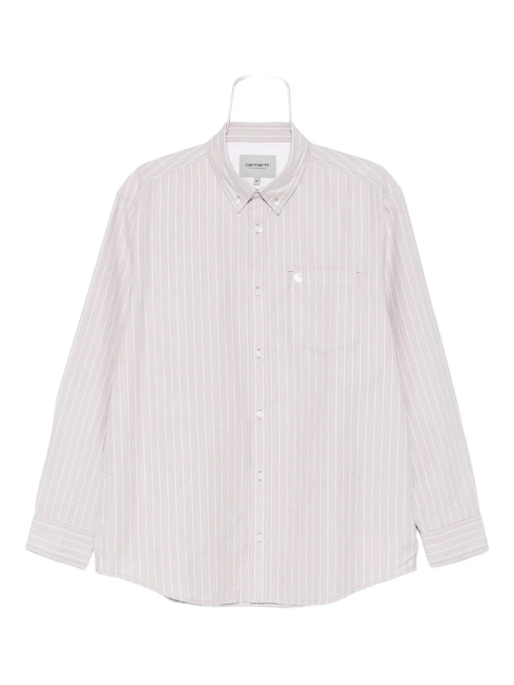 

Рубашка в полоску с карманом Carhartt Wip, белый