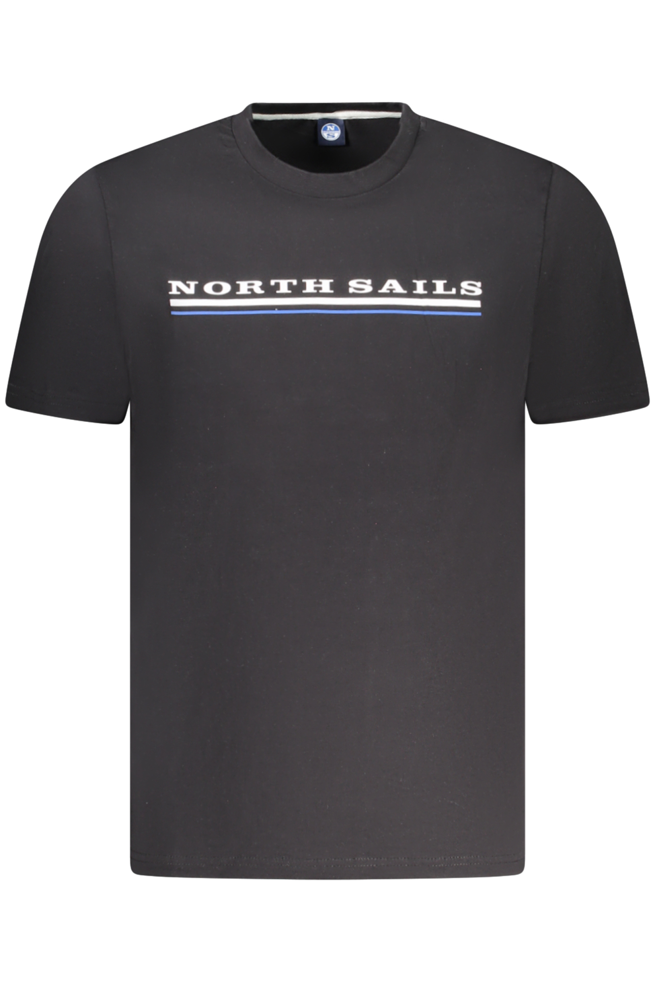 

Мужская футболка North Sails с коротким рукавом и надписью, черный