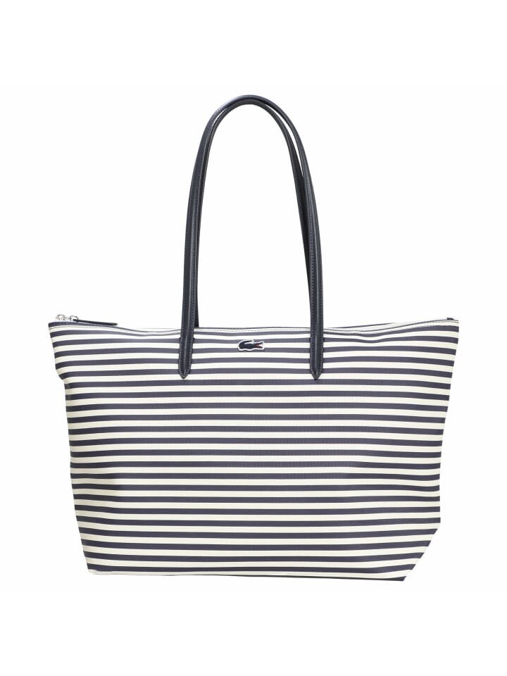 

Сумка-шоппер Lacoste L1212 15 35 cm, цвет stripes marine farine