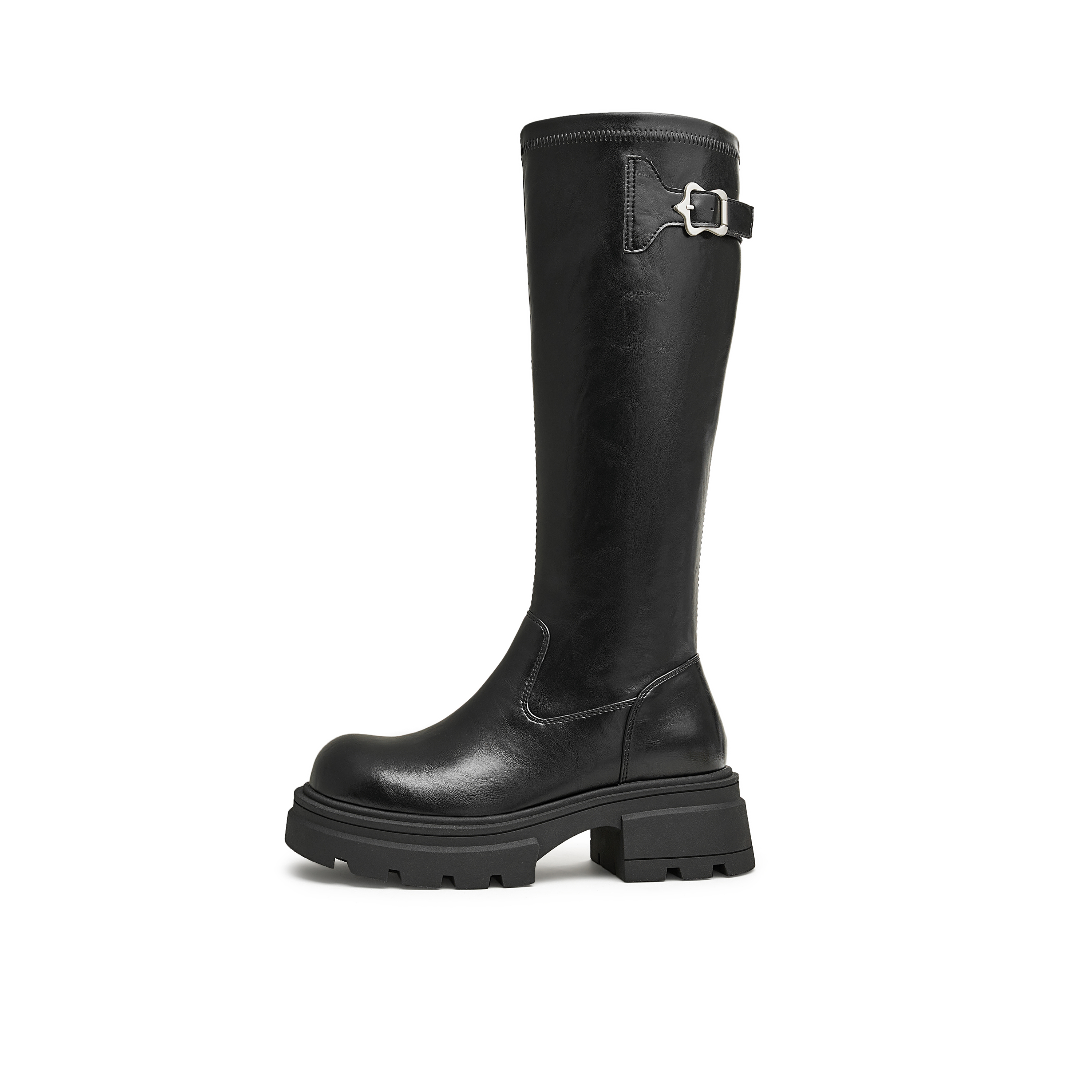 Сапоги женские Teenmix, Black (Fleece-Lined)