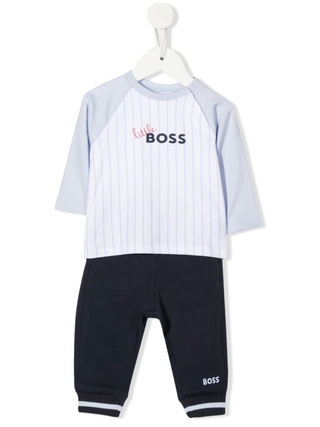 

Комплект из футболки и брюк BOSS Kidswear, синий