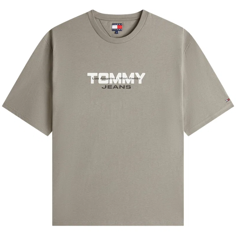 Футболка мужская с круглым вырезом утолщенная Tommy Hilfiger, Light Umber PKD