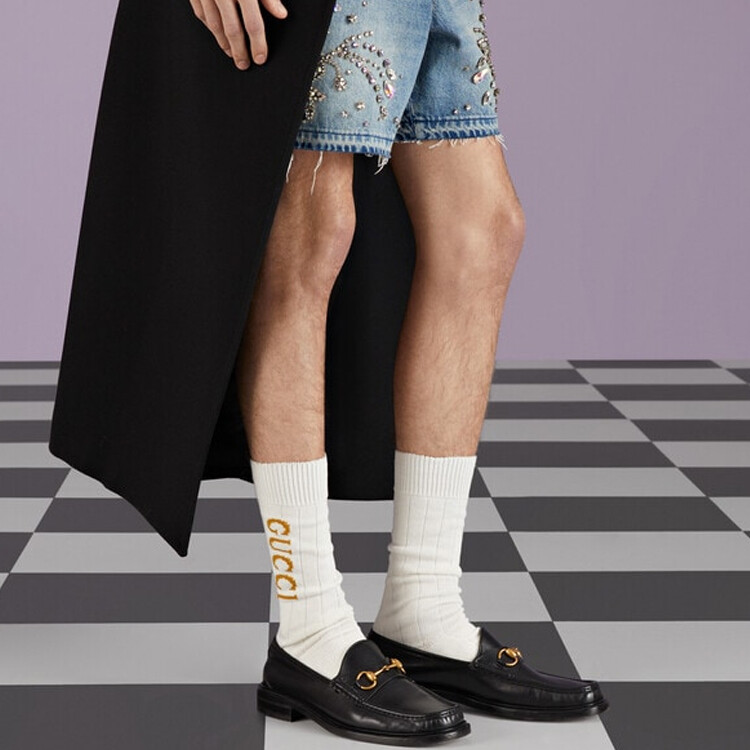 Мужские носки Gucci, белый — фото 2