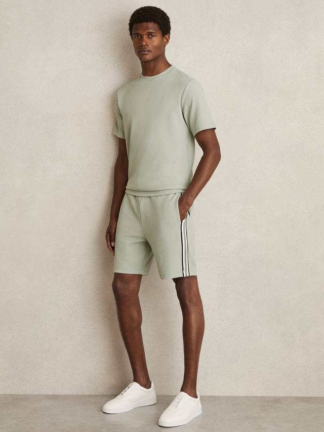 

Футболка wick regular fit с коротким рукавом Reiss, цвет Sage Green