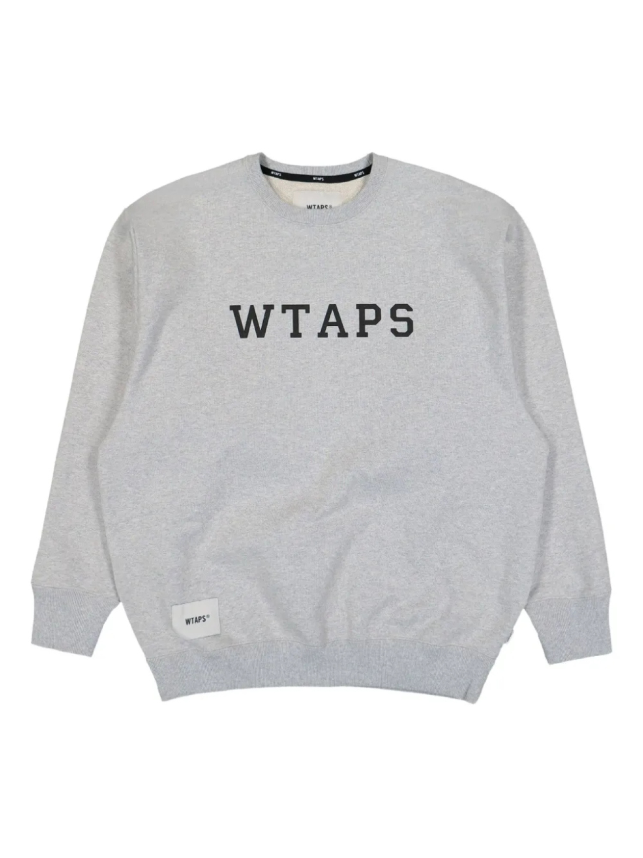 

Хлопковая толстовка WTAPS, серый