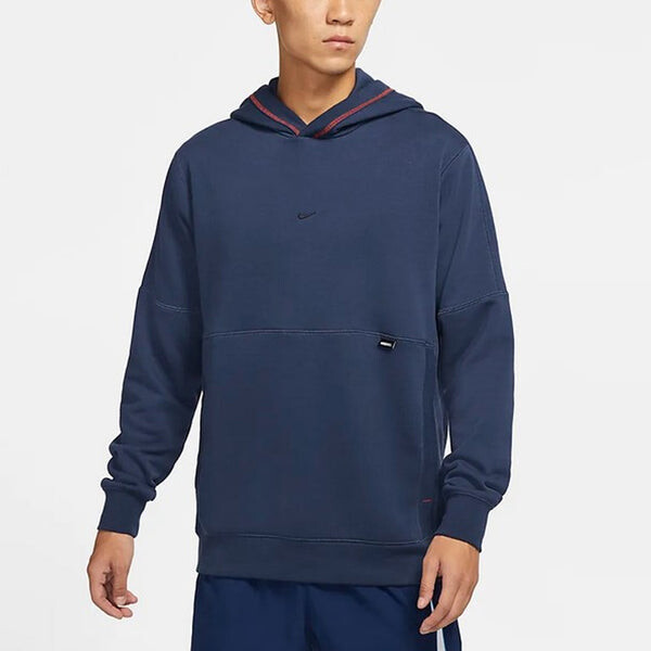 Толстовка Men's Nike Loose Casual Sports Navy Blue, синий — фото 3