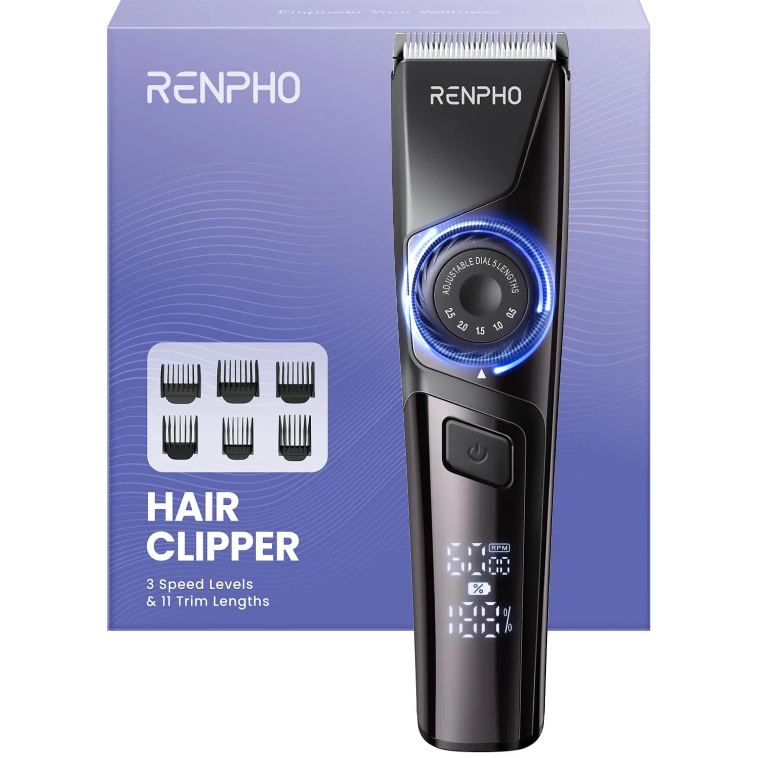 Мужской многофункциональный триммер для волос RENPHO Renpho
