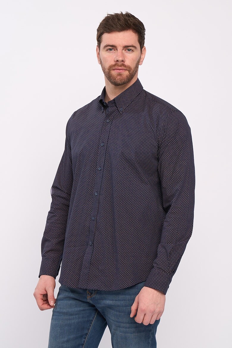 

Рубашка в горошек Lee Cooper, синий