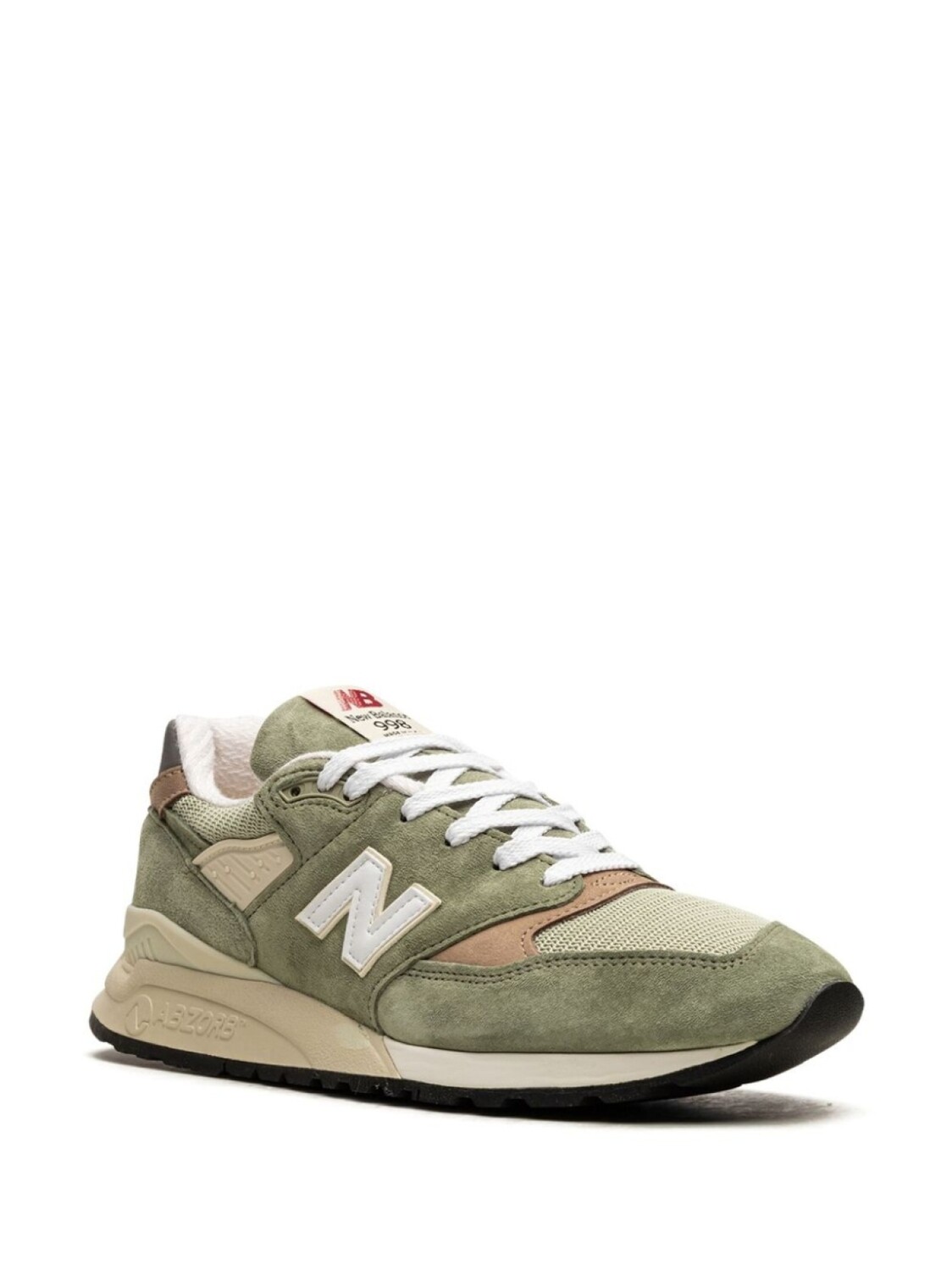 New Balance кроссовки 998 Olive, зеленый — фото 2