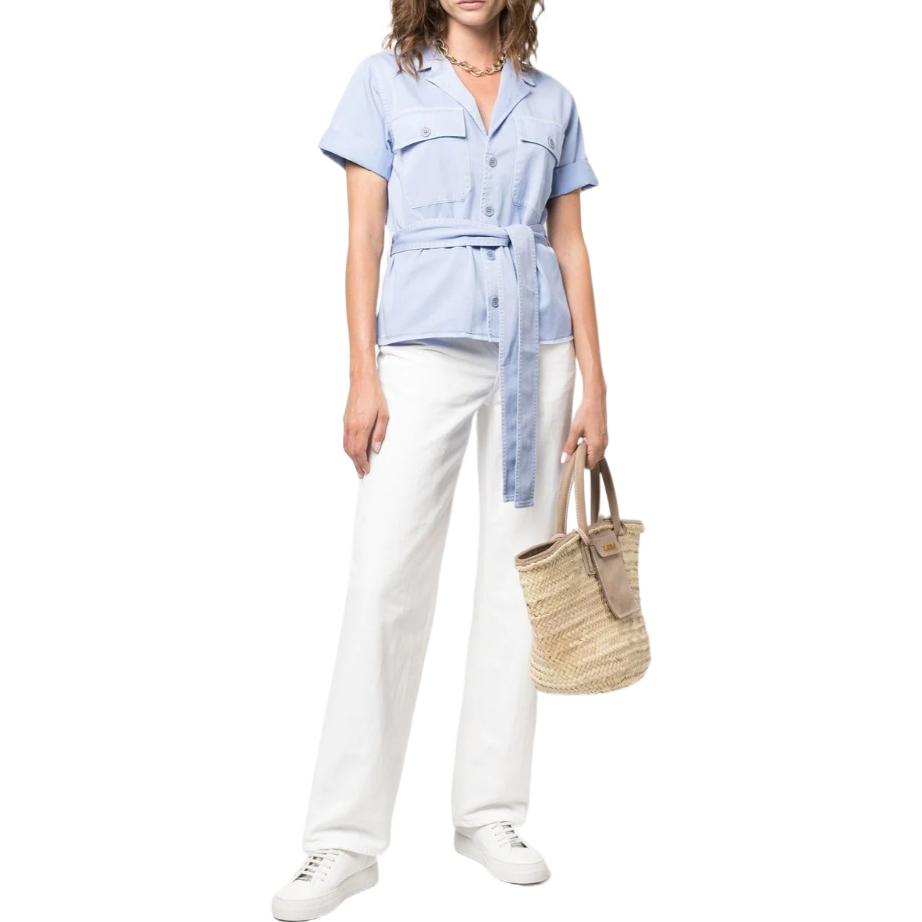 Футболка SS22 для женщин Polo Ralph Lauren, синий — фото 3