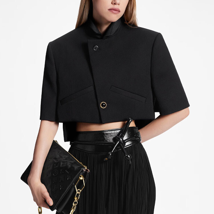 Куртка женская черная Louis Vuitton — фото 2