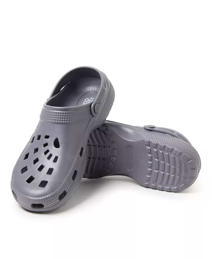Мужские экологичные клоги EcoCozy Sustainable Clog Dearfoams, серый — фото 4