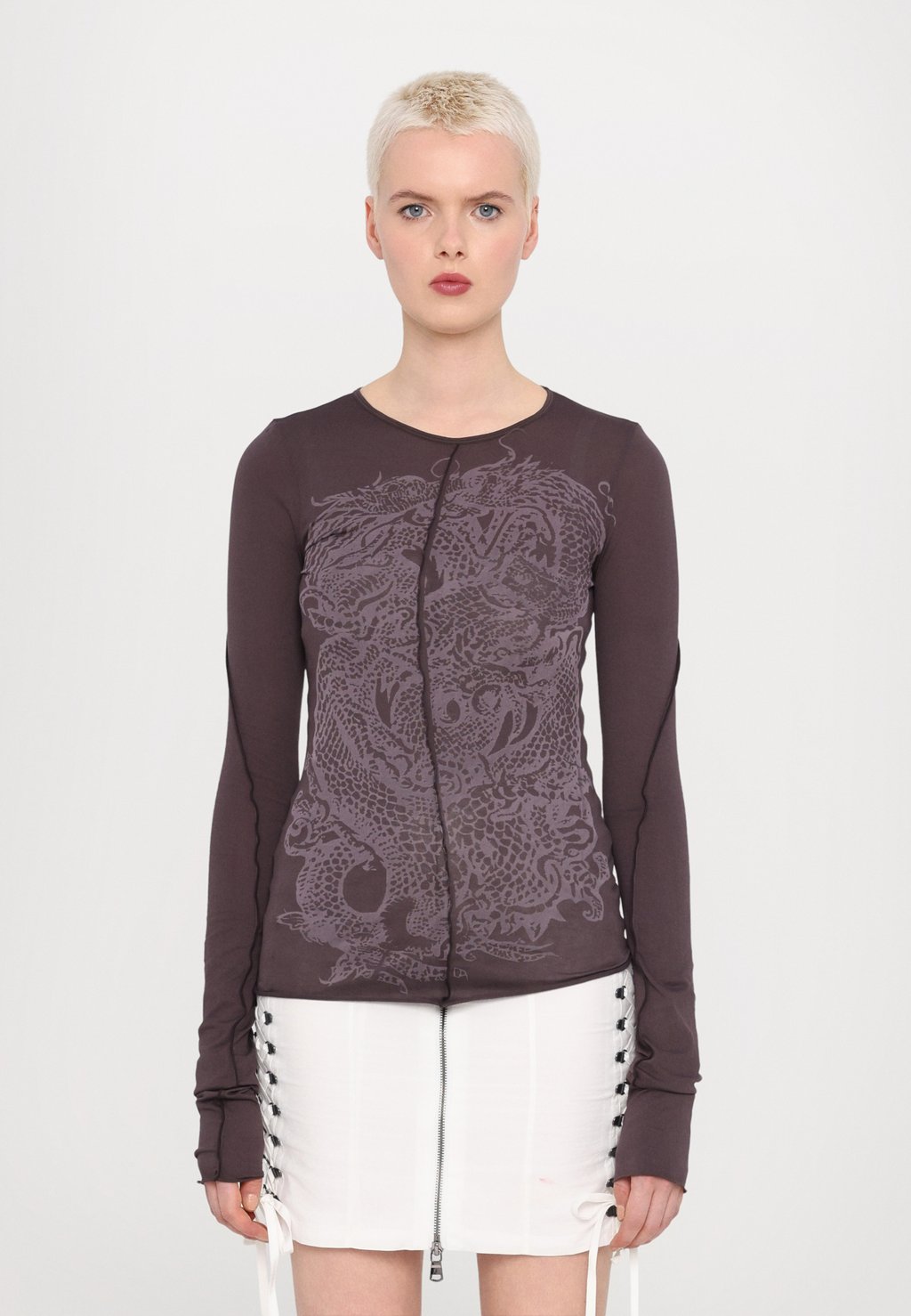 

Футболка с длинным рукавом BIAS LONG SLEEVE Ioannes, красный