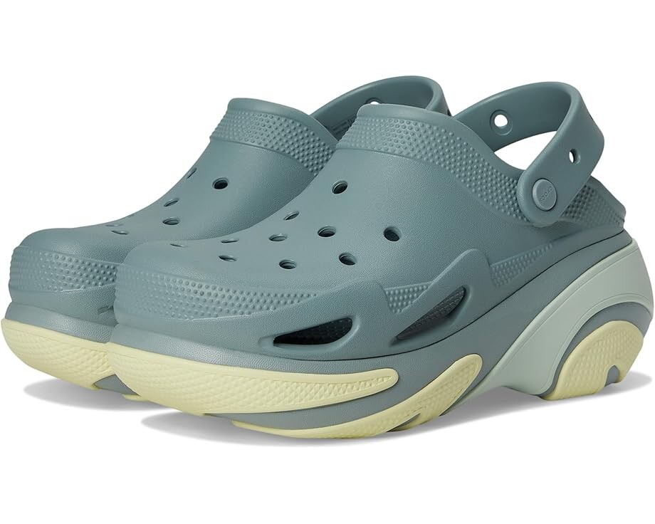 Сабо Unisex Crocs Bubble Crush Clogs, цвет Pond
