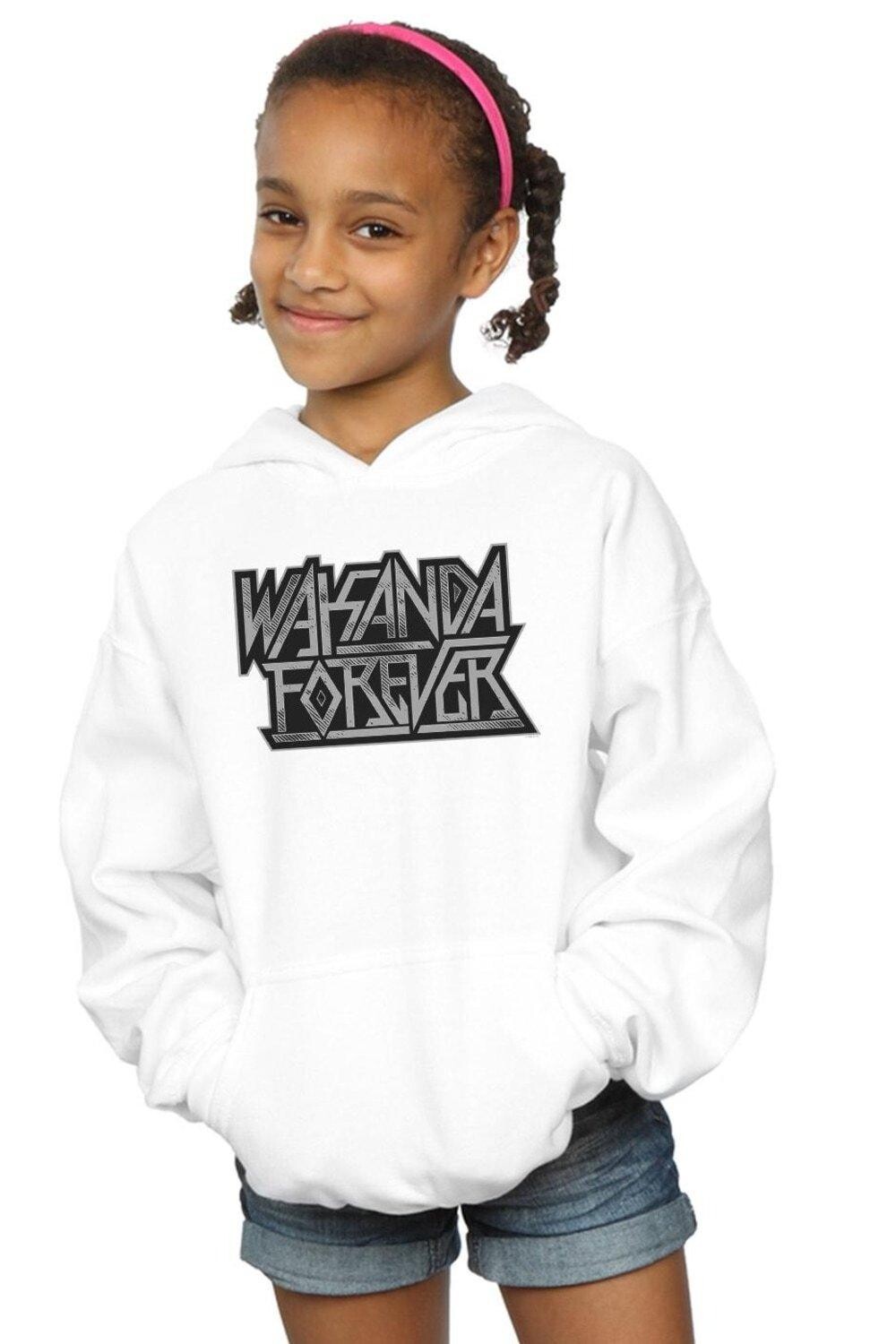 

Толстовка с логотипом Wakanda Forever Marvel, белый