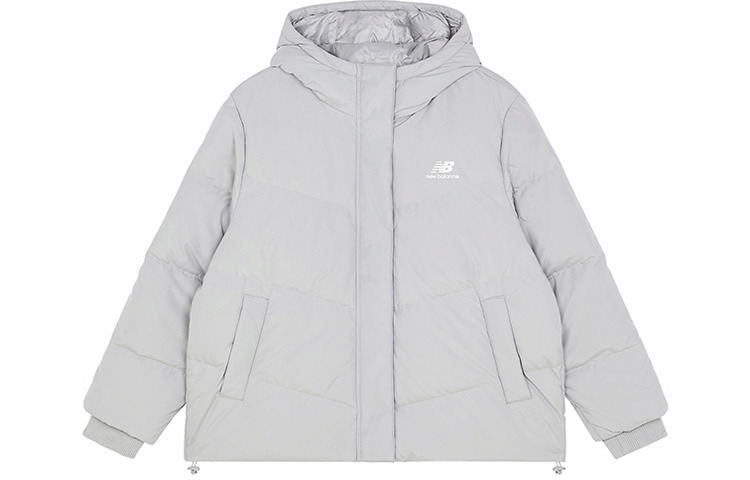 

Женский пуховик New Balance, Светло-серый