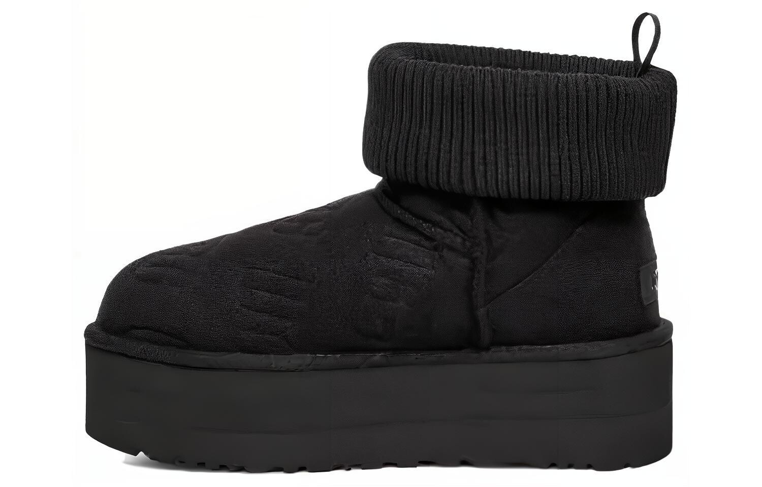 Ботинки женские UGG Classic Mini на платформе, черный