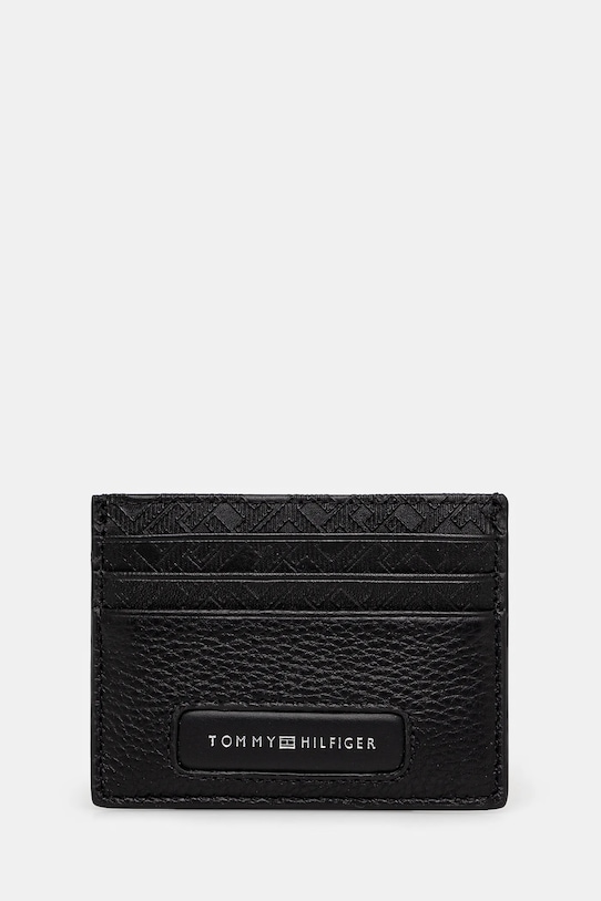 

Кожаный чехол для карт Tommy Hilfiger, черный