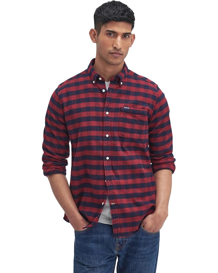 

Рубашка Barbour Barbour Endfield Tailored Gingham Shirt, красный