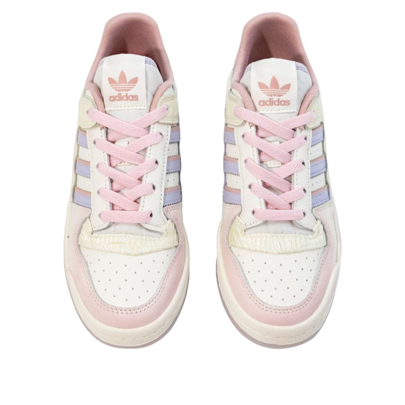 Кроссовки (WMNS) adidas Forum Low CL 'Cream Pink' — фото 4