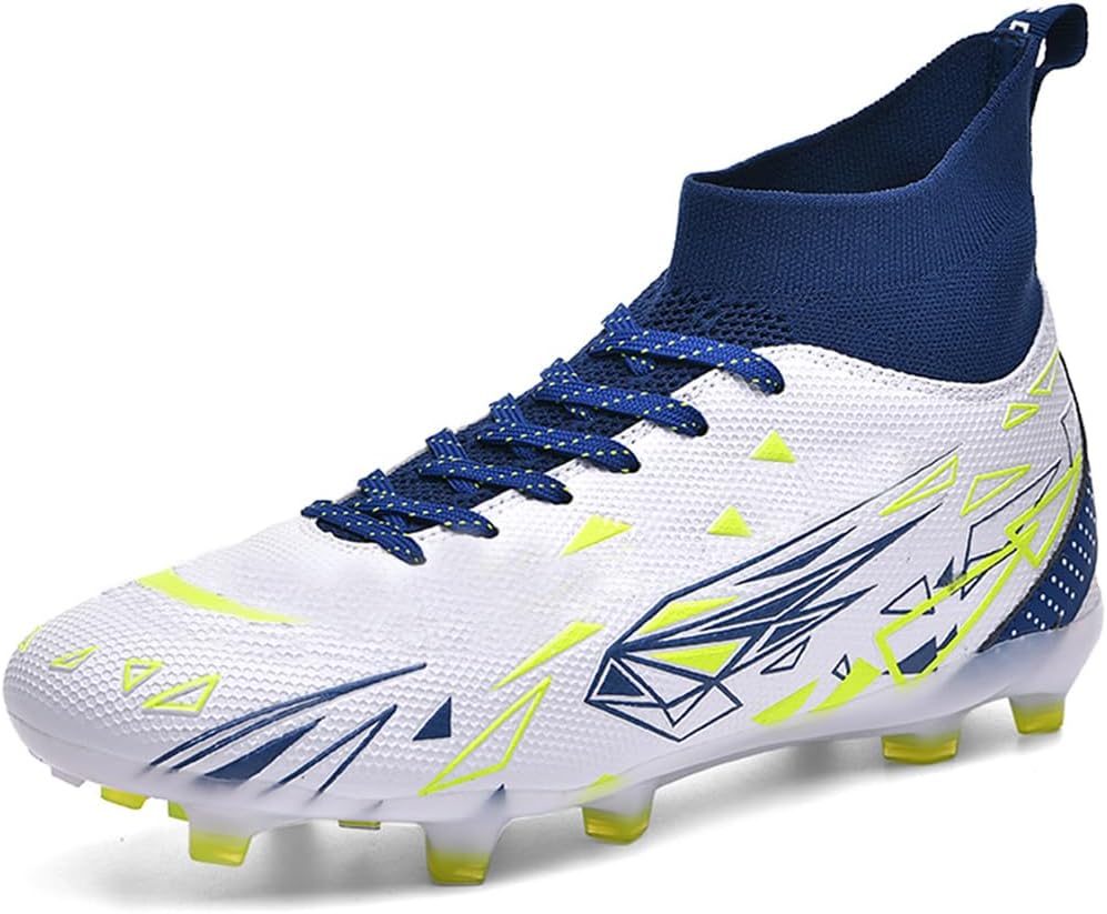 

Детские футбольные кроссовки для мальчиков, профессиональные спортивные футбольные бутсы для тренировок на улице, молодежные футбольные бутсы для девочек, обувь для футбола на искусственном газоне Disrateblu, синий