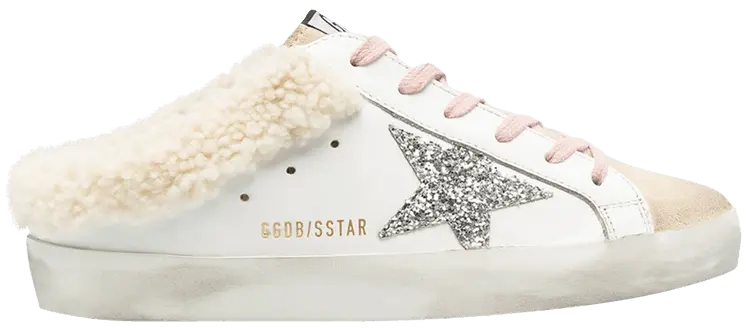 Кроссовки Golden Goose Wmns Superstar Sabot 'White Cappuccino Silver', кремовый