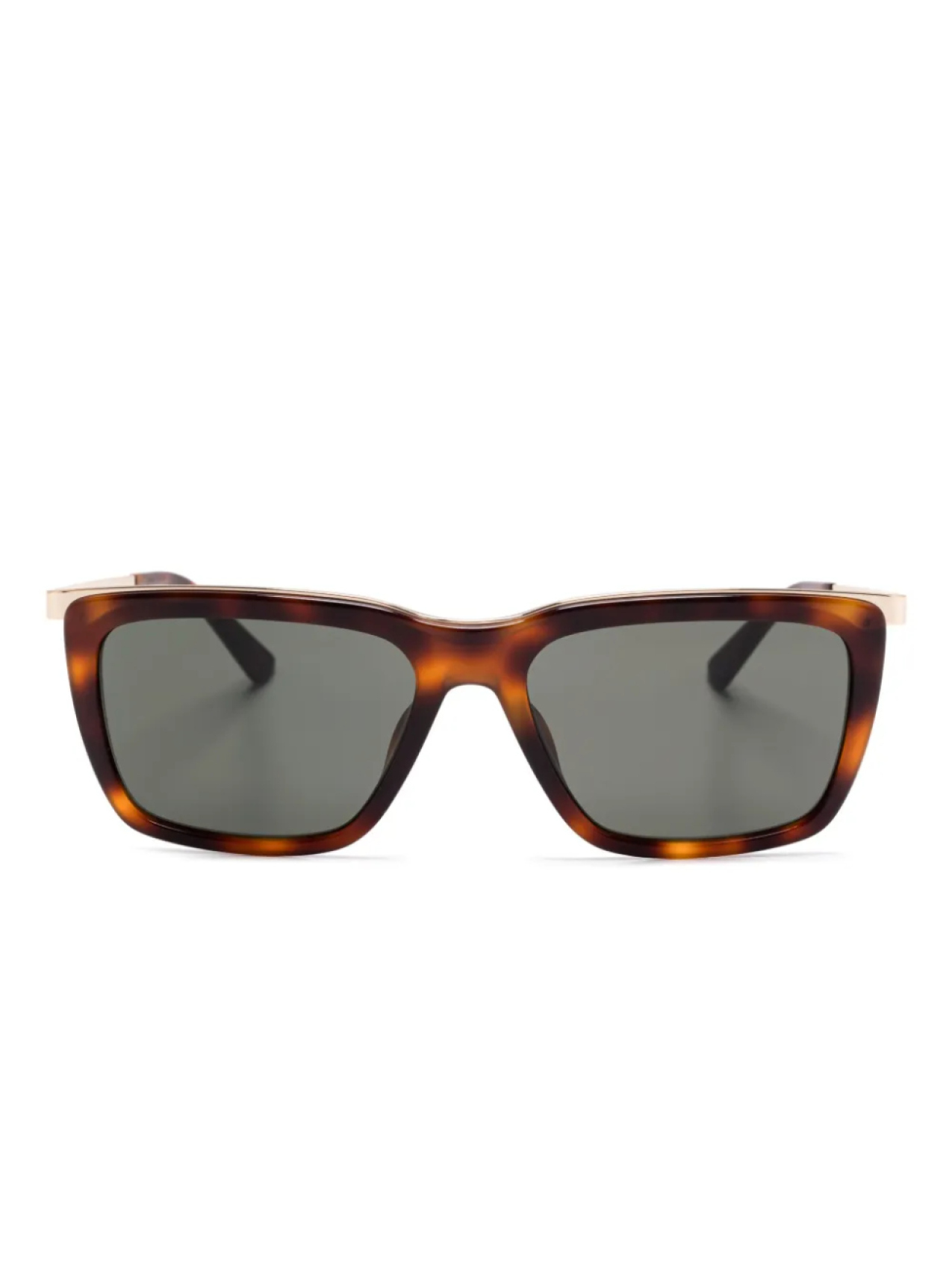 

Солнцезащитные очки Saint Laurent Eyewear в квадратной оправе, коричневый