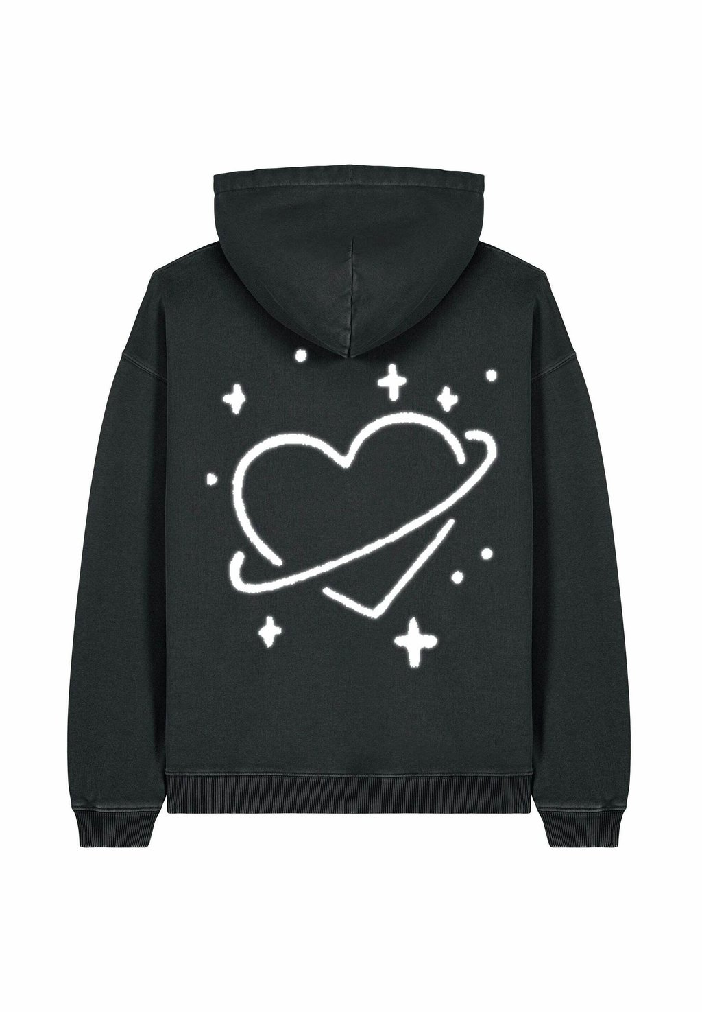 

Толстовка SATURN BACK PRINT VINTAGE UNISEX HEAVYWEIGHT con cappuccio Mira Paris, цвет Black Denim