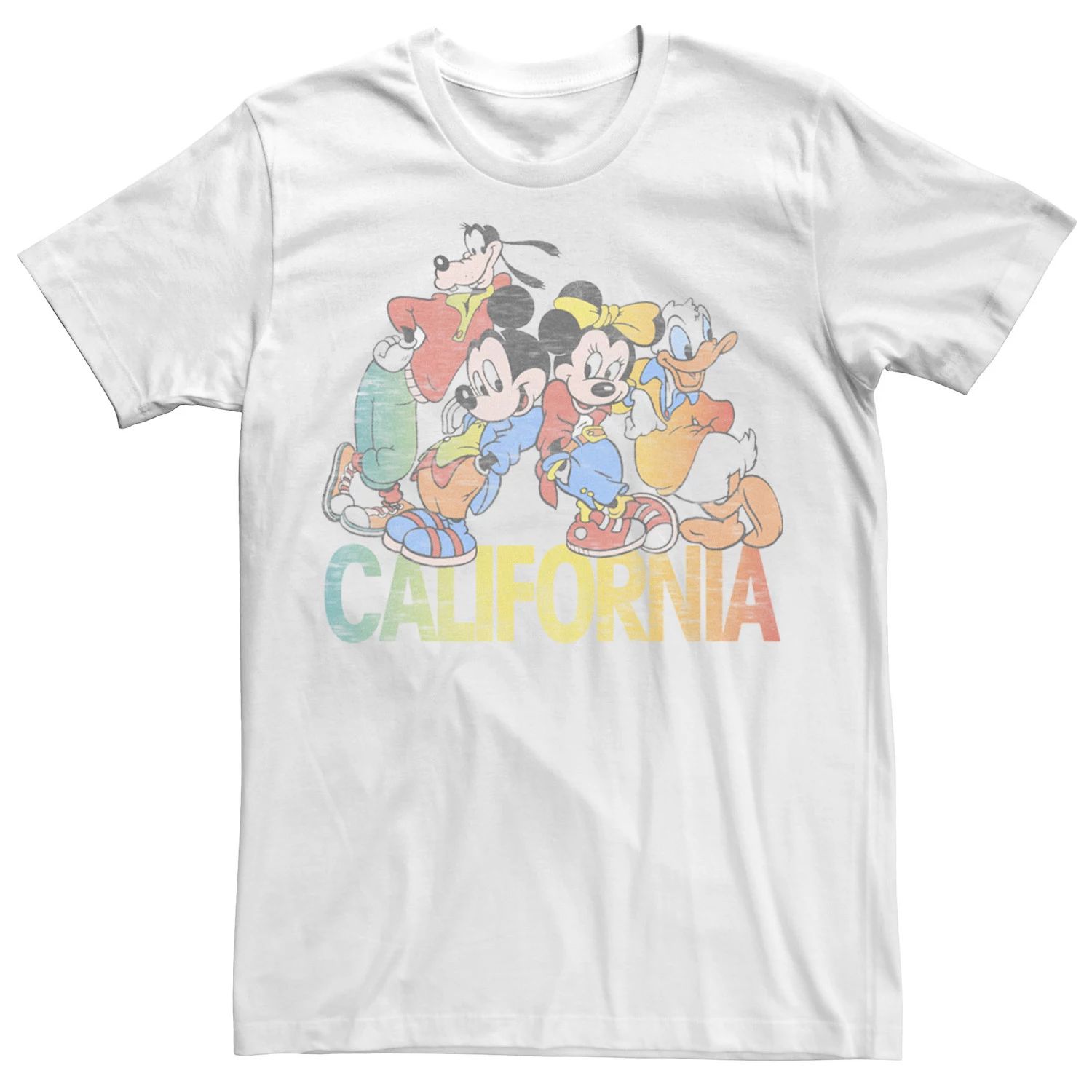 

Мужская футболка Disney Mickey & Friends California Group Shot Licensed Character