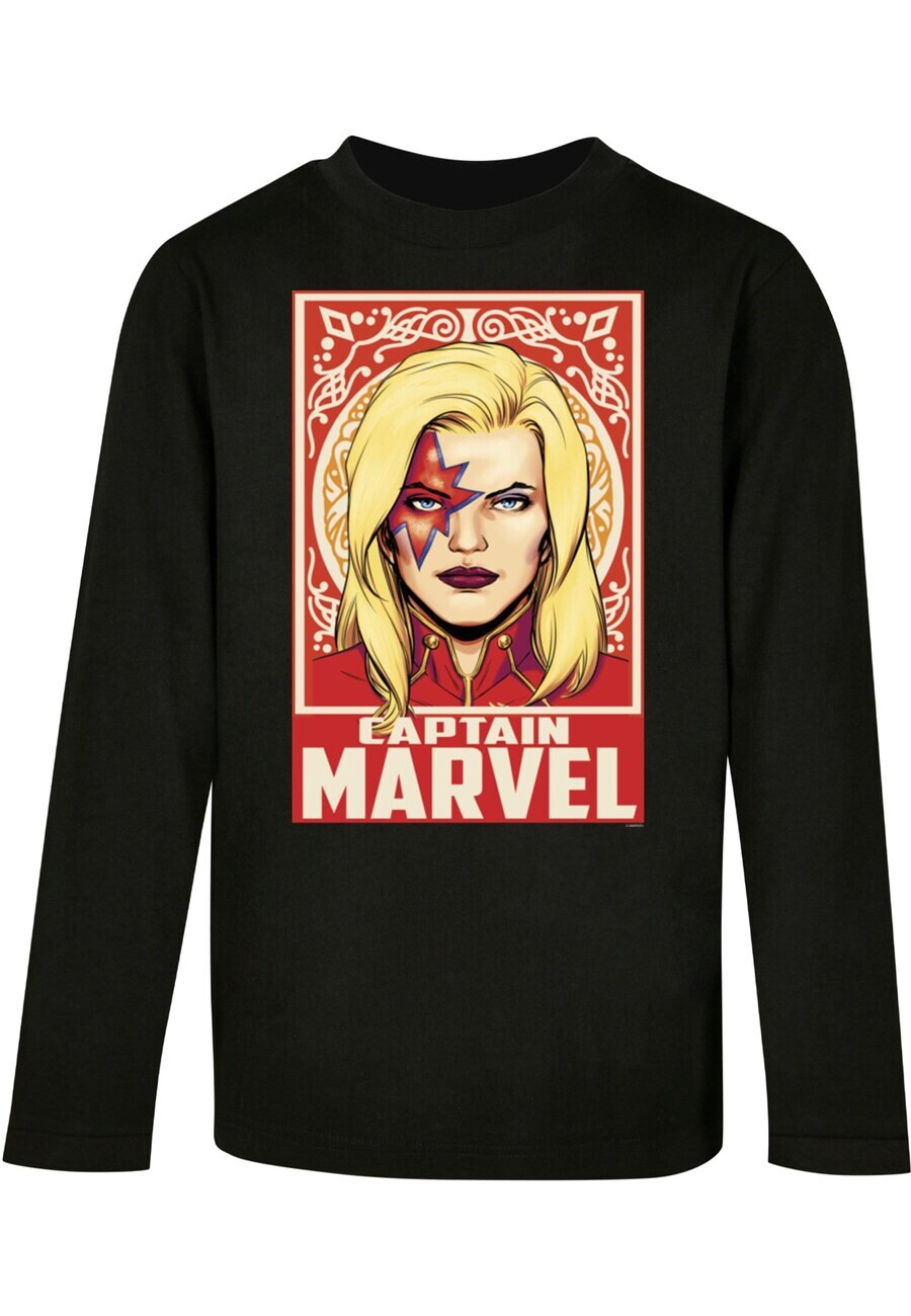 

Лонгслив ABSOLUTE CULT Shirt Captain Marvel - Ornament, черный