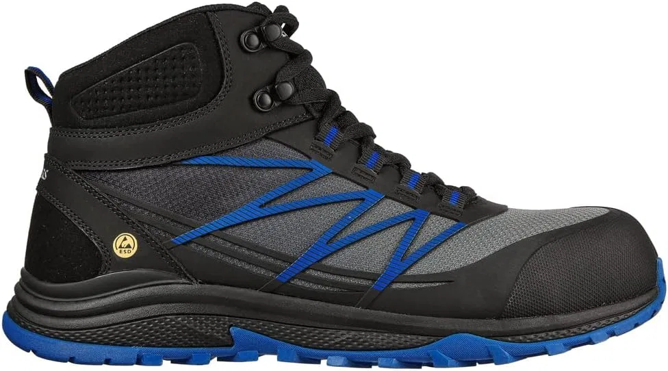 Мужские кроссовки Skechers Puxal-Firmle, Black Blue Textile Synthetic Leather — фото 3