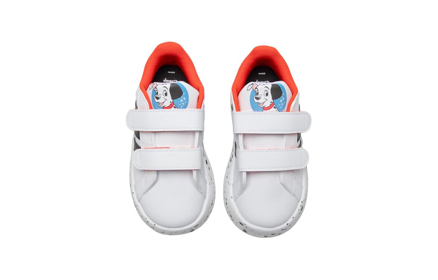 Кроссовки Adidas Grand Court 2.0 101 Sportswear Cloud White Core Black Bold Orange TD, белый/черный — фото 3
