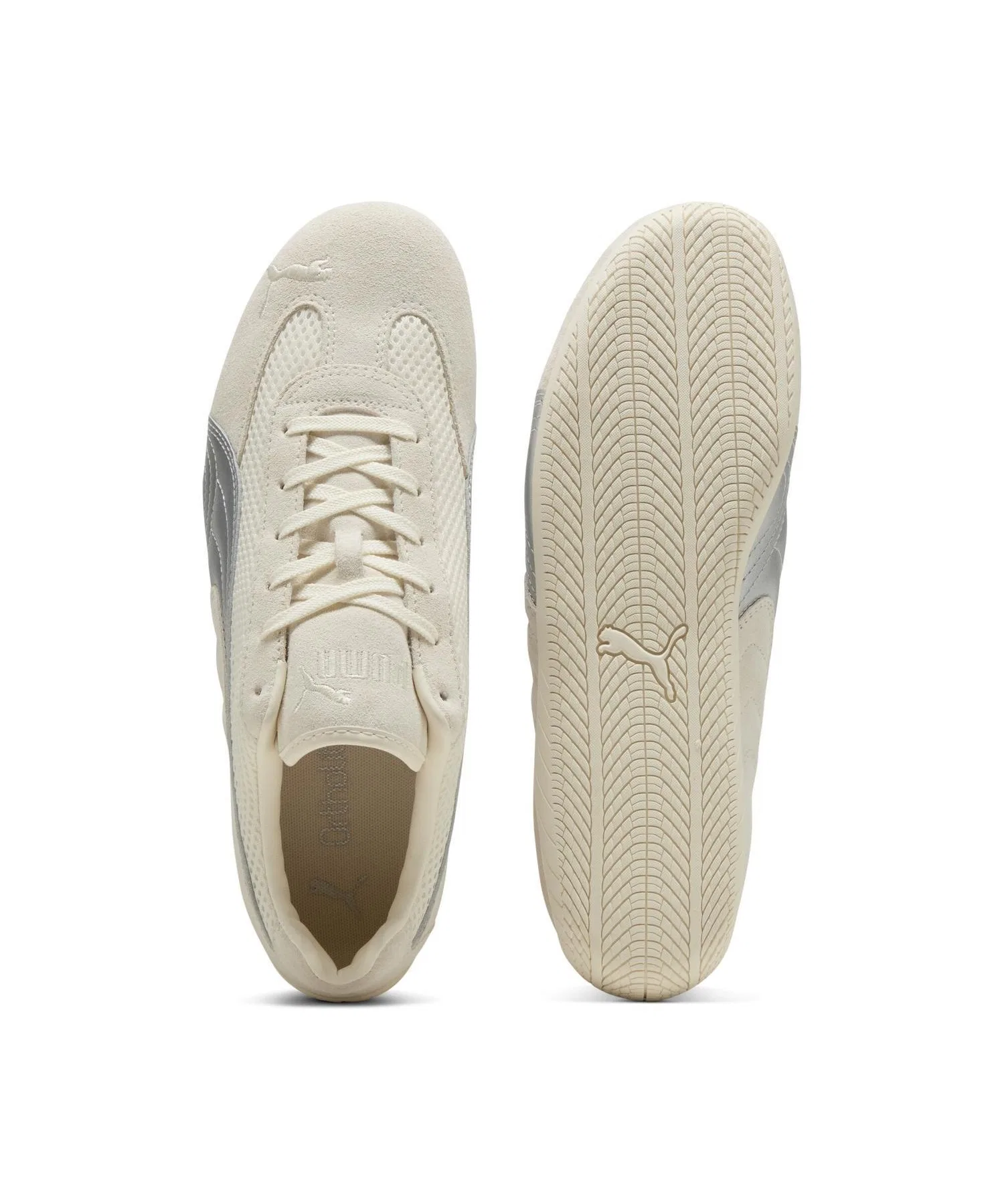 Унисекс кроссовки PUMA Speedcat Premium из замши белые — фото 4