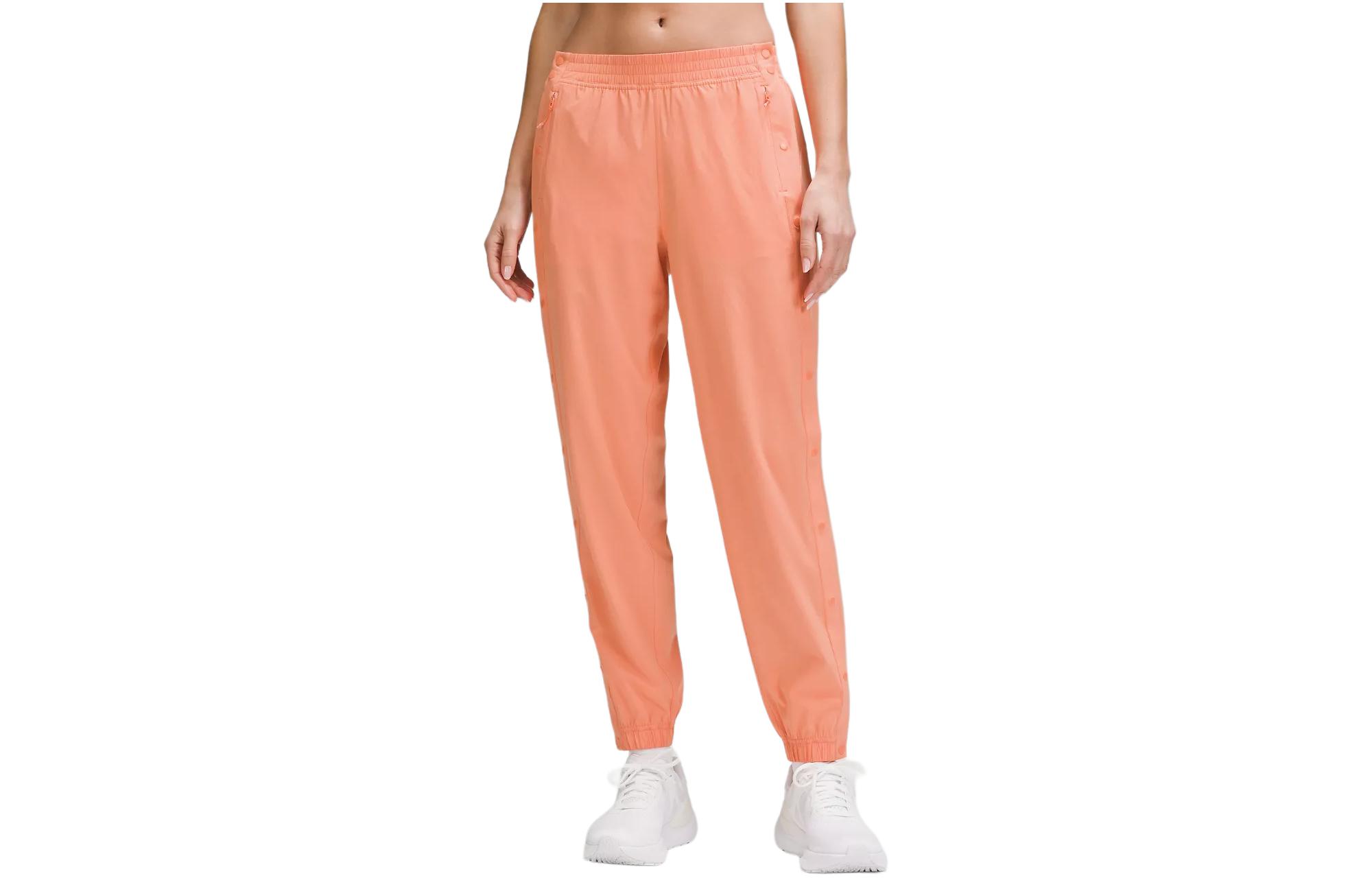 

Спортивные штаны Tear Away Mid Rise Track Pant женские Lululemon, оранжевый/коралловый