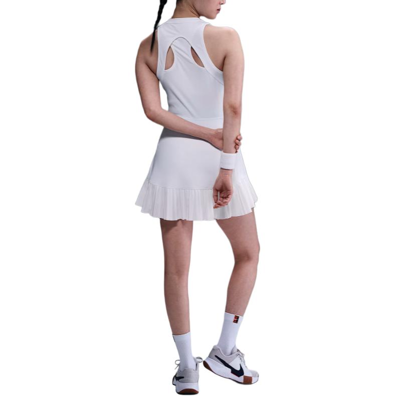 Женское теннисное платье Court Slam Dri FIT Nike, белый — фото 4
