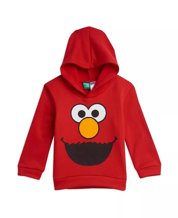 Комплект одежды из толстовки и брюк Elmo для маленьких мальчиков Sesame Street, красный — фото 3