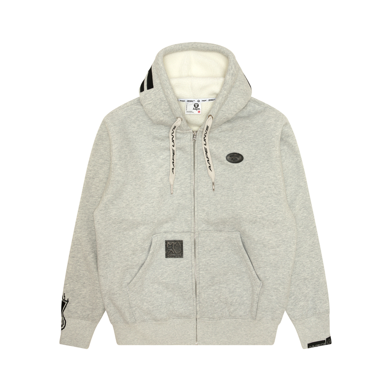 

Aape Хлопковая худи на молнии, White WH2